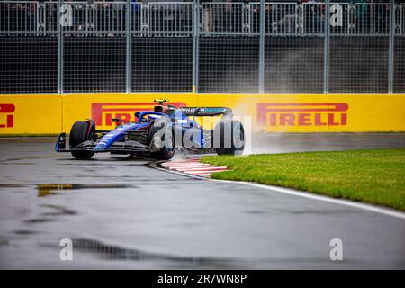 Logan Sargeant (USA) Williams Racing.während der Freiprobe 3 am Samstag der FORMEL 1 PIRELLI GRAND PRIX DU CANADA 2023 - vom 15. Bis 18. Juni 2023 in Circuit Gilles Villeneunve, Montreal, Quebec, Kanada Stockfoto
