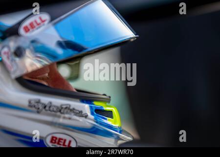 Elkhart Lake, WI, USA. 17. Juni 2023. INDYCAR NXT von Firestone Series Fahrer, RASMUS LINDH (76) (R) aus Göteborg, Schweden, qualifiziert sich für den Sonsio Grand Prix auf der Road America in Elkhart Lake, WI, USA. (Kreditbild: © Walter G. Arce Sr./ZUMA Press Wire) NUR REDAKTIONELLE VERWENDUNG! Nicht für den kommerziellen GEBRAUCH! Stockfoto