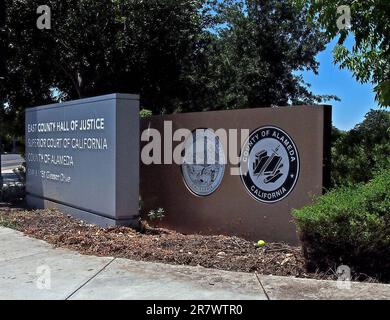 East County Hall of Justice Oberster Gerichtshof von Kalifornien, County of Alameda, Dublin, Kalifornien Stockfoto