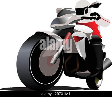 Biker. Vektor-illustration Stock Vektor