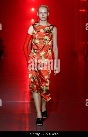 Mailand, Italien. 17. Juni 2023. JORDANLUCA Spring Summer 2024 Runway während der Mailänder Fashion Week am 2023. Juni in Mailand; Italien 17/06/2023 Guthaben: dpa/Alamy Live News Stockfoto
