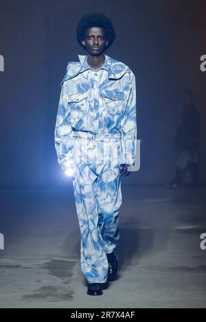 Mailand, Italien. 17. Juni 2023. MSGM Spring Summer 2024 Runway während der Mailänder Modewoche am 2023. Juni in Mailand; Italien 17/06/2023 Guthaben: dpa/Alamy Live News Stockfoto