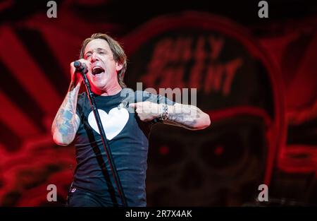 Neuhausen Ob Eck, Deutschland. 17. Juni 2023. Leadsänger Benjamin Kowalewicz von der kanadischen Band „Billy Talent“ wird beim Southside Festival 2023 singen. Kredit: Christoph Schmidt/dpa/Alamy Live News Stockfoto