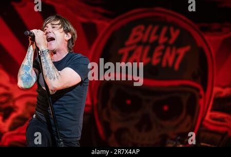 Neuhausen Ob Eck, Deutschland. 17. Juni 2023. Leadsänger Benjamin Kowalewicz von der kanadischen Band „Billy Talent“ wird beim Southside Festival 2023 singen. Kredit: Christoph Schmidt/dpa/Alamy Live News Stockfoto