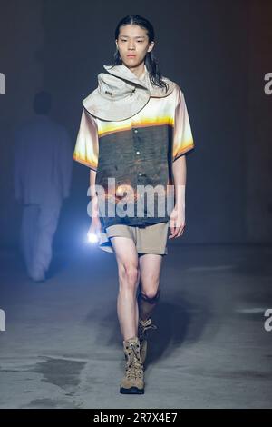 Mailand, Italien. 17. Juni 2023. MSGM Spring Summer 2024 Runway während der Mailänder Modewoche am 2023. Juni in Mailand; Italien 17/06/2023 Guthaben: dpa/Alamy Live News Stockfoto