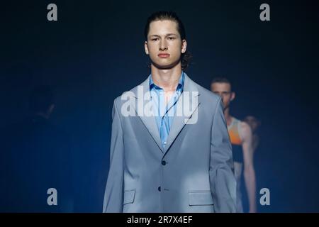 Mailand, Italien. 17. Juni 2023. MSGM Spring Summer 2024 Runway während der Mailänder Modewoche am 2023. Juni in Mailand; Italien 17/06/2023 Guthaben: dpa/Alamy Live News Stockfoto