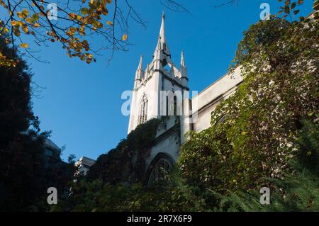 Öffentlicher Garten St. Dunstan-im-Osten Stockfoto