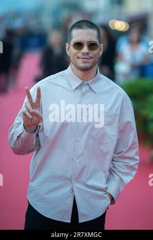 Cabourg, Frankreich. 17. Juni 2023. Francois Civil nimmt am 17. Juni 2023 im Rahmen des Cabourg Film Festivals 37. am Roten Teppich Teil. Foto: Aurore Marechal/ABACAPRESS.COM Kredit: Abaca Press/Alamy Live News Stockfoto