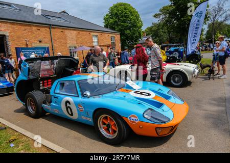 Bicester, Oxon, Vereinigtes Königreich, 17. Juni 2023. Ein angenehmer Tag beim Bicester Flywheel Festival. Oxfordshire, England Kredit: Ian Tennant/Alamy Live News. Stockfoto