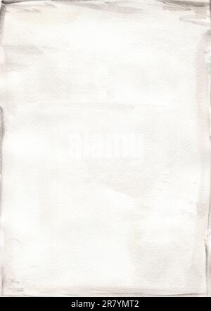 Aquarell altes Texturpapier, Aquarell Kunsthintergrund. Stein. Aquarelle Textur für Karten, Flyer, Poster. Aquarell-Banner. Pinselstriche und SP Stockfoto