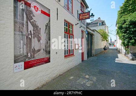 Café Vlissinghe (seit 1515), das älteste Café in Brügge, Flandern, Belgien Stockfoto