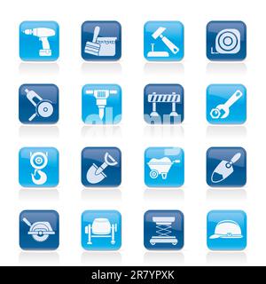 Bau- und Symbole - Vektor Icon Set Stock Vektor