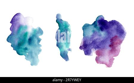 Wasserfarbener Hintergrund zur Dekoration. Leerzeichen Stockfoto