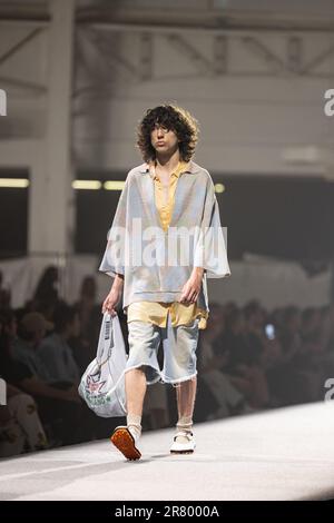 Mailand, . 18. Juni 2023. Mailand Fashion Week Menswear Frühling/Sommer 2024 Gutschein: Unabhängige Fotoagentur/Alamy Live News Stockfoto