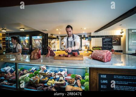 The Butchers Tap and Grill in Marlow, Buckinghamshire, Großbritannien Stockfoto