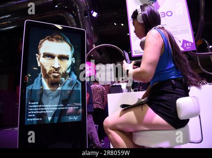 Allgemeine Atmosphäre während der Viva Technology VivaTech 2023 Messe in Paris, Frankreich am 17. Juni 2023 Foto von Alain Apaydin/ABACAPRESS.COM Stockfoto