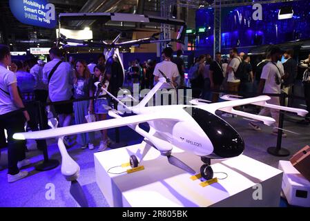 Allgemeine Atmosphäre während der Viva Technology VivaTech 2023 Messe in Paris, Frankreich am 17. Juni 2023 Foto von Alain Apaydin/ABACAPRESS.COM Stockfoto