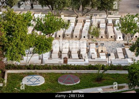 Der alte jüdische Friedhof in der Medina von Fez, Marokko Stockfoto