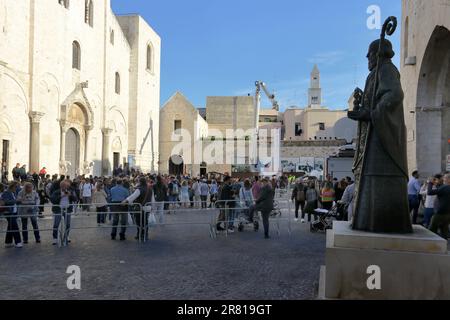 Basilika San Nicola, Bari, während des Festes von San Nicola, 2023 Stockfoto