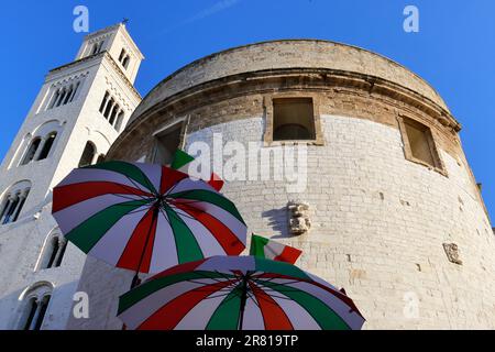 Details zur Basilica Cattedrale Metropolitana, Bari, Italien Stockfoto