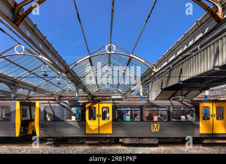 Whitley Bay, eine Küstenstadt im nordtynesianischen Bezirk in Tyne and Wear, England. Stockfoto