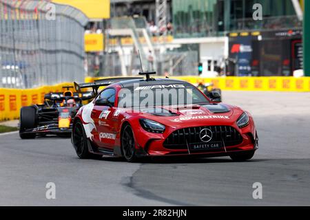 Montreal, Kanada. 18. Juni 2023. Während des Formel 1 Pirelli Grand Prix du, Kanada. , . Formel-1-Weltmeisterschaft vom 16. Bis 18. Juni 2023 auf dem Circuit Gilles Villeneuve in Montréal, Kanada - Foto DPPI Credit: DPPI Media/Alamy Live News Credit: DPPI Media/Alamy Live News Stockfoto