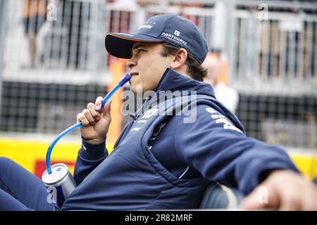 DE VRIES Nyck (Ned), Scuderia AlphaTauri AT04, Portrait während des Formel 1 Pirelli Grand Prix du Canada, 8. Runde der Formel-1-Weltmeisterschaft 2023 vom 16. Bis 18. Juni 2023 auf dem Circuit Gilles Villeneuve in Montreal, Kanada Stockfoto