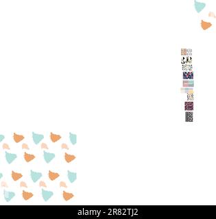 Handgezeichnete, minimal abstrakte organische Formen. Collage Modern Print. Modevorlage für Design. Stock Vektor