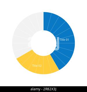 Vorlage für Infografik-Design für die Belegung von Sprachsprechern Stock Vektor