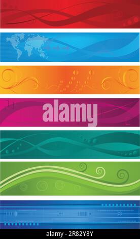 Web-Banner Stock Vektor