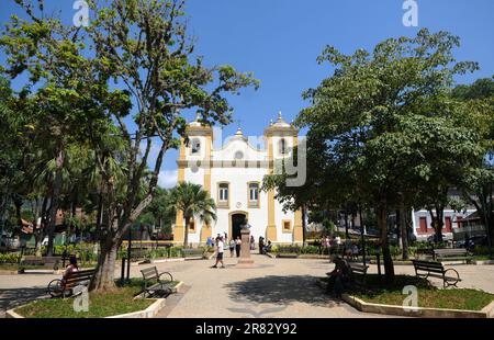 São José do Barreiro, São Paulo, Brasilien, 25. März 2023. Die Mutterkirche von São José befindet sich im Zentrum der Stadt São José do Barreiro. Stockfoto