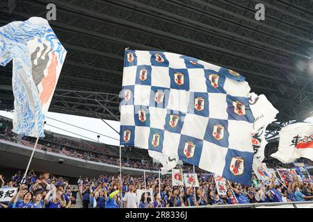 Toyota, Aichi, Japan. 15. Juni 2023. Allgemeine Ansicht Fußball : SPIEL KIRIN Challenge Cup 2023 zwischen Japan 6-0 El Salvador im Toyota Stadion in Toyota, Aichi, Japan . Kredit: SportsPressJP/AFLO/Alamy Live News Stockfoto