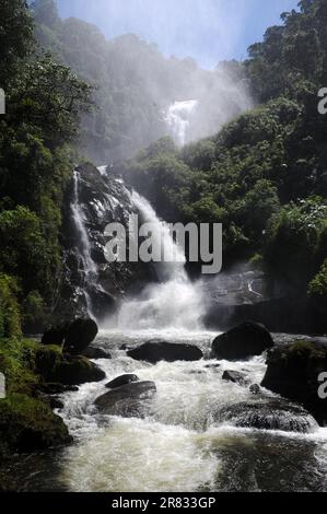 Cachoeira do Veado, gelegen im Serra da Bocaina Nationalpark, im Staat São Paulo, Brasilien. Stockfoto