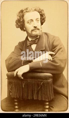 1861 , Paris , FRANKREICH : der gefeierte französische Tenor ERNESTO NICOLINI ( 1834 - 1898 ) , geboren Ernest Nicolas , verheiratet mit Sopran ADELINA PATTI ( 1843 - 1919 ) von 1886 bis 1898 bei seinem Tod . Das Ehepaar trat in Russland , Italien , Österreich , Deutschland , Südamerika und den Vereinigten Staaten auf . In den Rollen für die Opern von Vincenzo BELLINI , Giuseppe VERDI und Gioachino ROSSINI . Foto: Carjat et Cie , Paris . - GESCHICHTE - FOTO STORICHE - CANTANTE LIRICO - OPERA - MUSICA CLASSICA - klassisch - Portrait - Rituto - OPERNHAUS - OPERA LIRICA - classica - klassisch - Krawatte - papillon Stockfoto