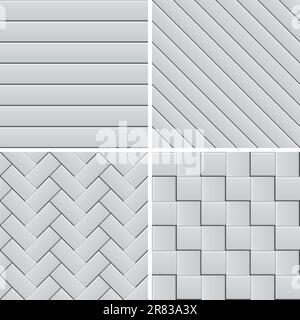 Nahtlos gestreifte Muster. Vektordarstellung Stock Vektor