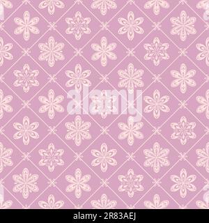 Zartes, nahtloses Blumenmuster Stock Vektor