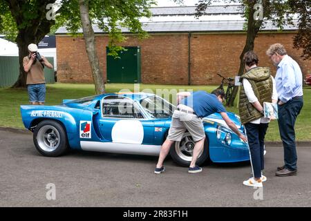 Schwungrad-Event auf der Bicester Heritage 2023 Stockfoto