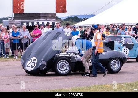 Schwungrad-Event auf der Bicester Heritage 2023 Stockfoto