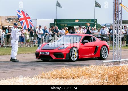 Schwungrad-Event auf der Bicester Heritage 2023 Stockfoto