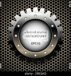 Abstrakter industrieller Hintergrund, EPS10 Stock Vektor
