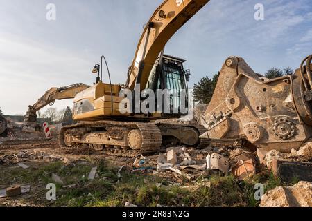 Garzweiler, offene Mine. Immerath (Erkelenz) Garzweiler hat die Mine geöffnet Stockfoto