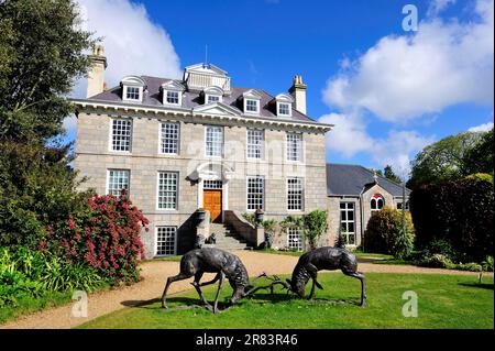 Peter de Sausmarez' Landhaus und Gärten, St. Martin, Kanalinseln, Guernsey Stockfoto