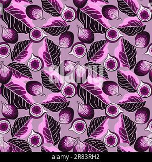 Katzen, die mit Schmetterlingsvektorillustration in flacher Technik spielen. Nahtloses Muster Stock Vektor