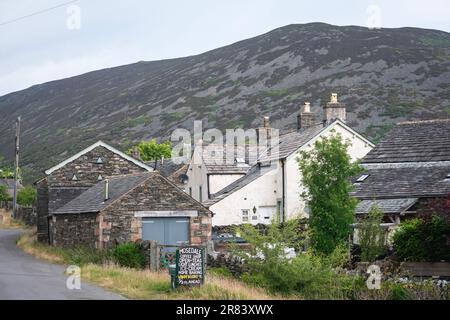 Das Dorf Mosedale im Lake District, unterhalb von Carrock Fell, Cumbria Stockfoto