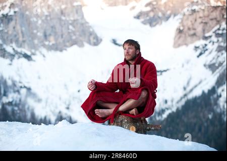 Bode Miller in Italien. Stockfoto