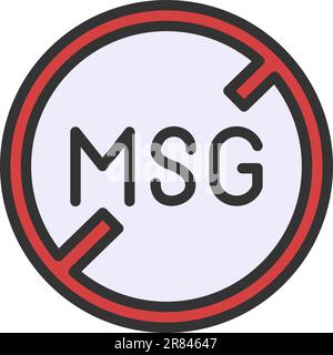 Vektorbild des Meldungssymbols. Stock Vektor