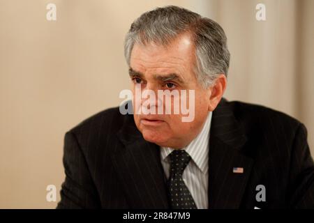 Portrait von Transportation Secretary, Ray LaHood in Washington, D.C. Stockfoto