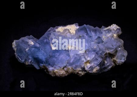 Fluorit-Kristallmineralien Stockfoto