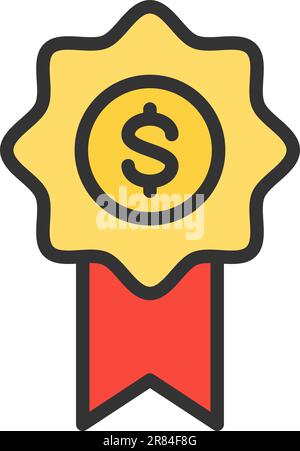 Vektorbild des Prämiensymbols. Stock Vektor