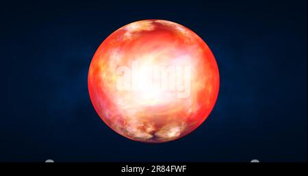 Abstrakte Kugel Kugel Planet schillernde Energie transparente Glasmagie mit Energiewellen im abstrakten Kernhintergrund. Stockfoto